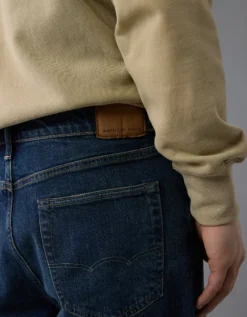 AE 9" AirFlex+ +TENCEL™ Fibers Denim Short Dark Waves -American Eagle Fashion 3131 7947 894 d2