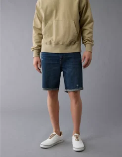 AE 9" AirFlex+ +TENCEL™ Fibers Denim Short Dark Waves