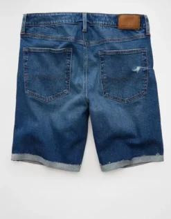 AE Airflex+ Denim Short Medium Destroy -American Eagle Fashion 3131 8043 826 b