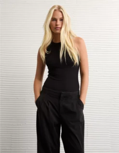 AE High-Neck Bodysuit True Black