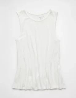 AE Soft & Sexy Swing Tank Top White -American Eagle Fashion 3171 6069 100 f