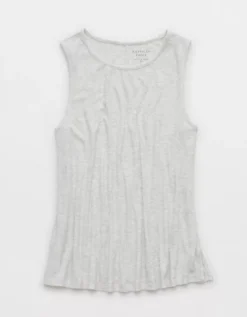 AE Soft & Sexy Swing Tank Top Heather Gray -American Eagle Fashion 3171 6165 006 f