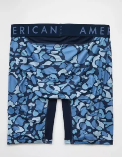 AEO Men's Camo 8" Flex Boxer Brief Navy -American Eagle Fashion 3231 0080 410 b