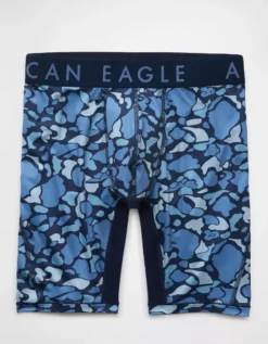 AEO Men's Camo 8" Flex Boxer Brief Navy -American Eagle Fashion 3231 0080 410 f
