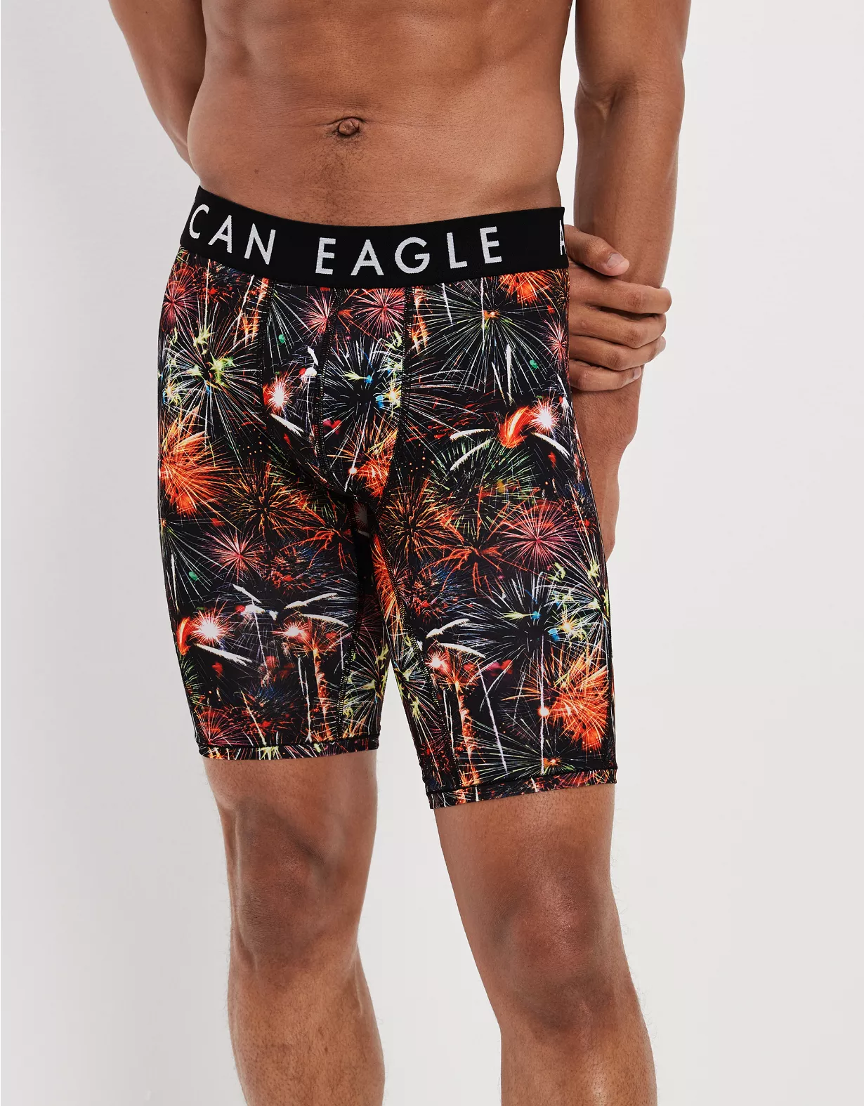 AEO Fireworks 9" Flex Boxer Brief 1 AEO Fireworks 9" Flex Boxer Brief