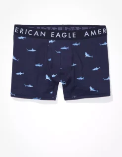 AEO Sharks 4.5" Classic Boxer Brief -American Eagle Fashion 3234 0028 410 f