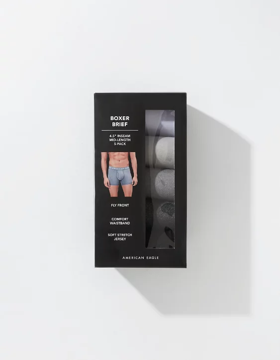 AE 4.5" Classic Boxer Brief 5-Pack 2 AE 4.5" Classic Boxer Brief 5-Pack - Image 2