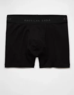 AEO Men's 4.5" Classic Boxer Brief Black -American Eagle Fashion 3234 4150 001 f