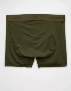 AEO Men's 4.5" Classic Boxer Brief Olive -American Eagle Fashion 3234 4150 309 b