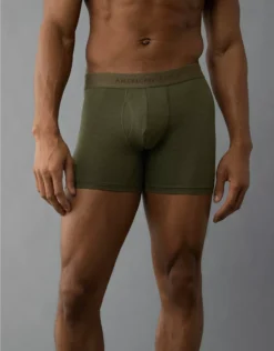 AEO Men's 4.5" Classic Boxer Brief Olive