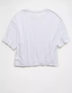 AE Soft & Sexy Oversized T-Shirt White -American Eagle Fashion 3375 1478 100 b
