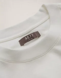 AE77 Premium T-Shirt Midi Dress White -American Eagle Fashion 3428 4558 100 d1