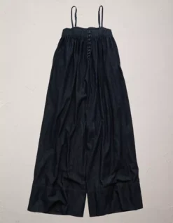 AE77 Premium Wide-Leg Denim Jumpsuit Dark Wash -American Eagle Fashion 3428 4571 896 b