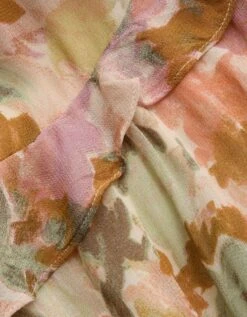 AE77 Premium Ruffled Chiffon Midi Dress Multi -American Eagle Fashion 3428 4769 900 d1