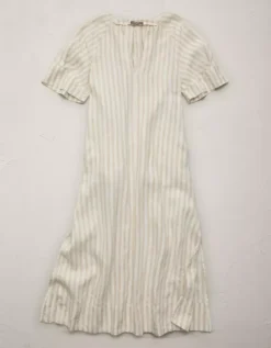 AE77 Premium Midi Caftan White -American Eagle Fashion 3428 4975 100 f