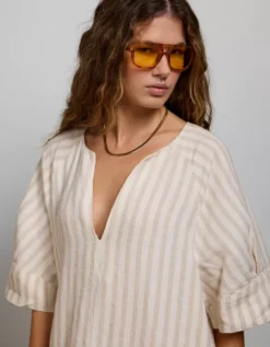 AE77 Premium Midi Caftan White -American Eagle Fashion 3428 4975 100 os