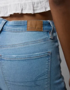 AE Next Level Super High-Waisted Ripped Jegging Fresh Bright -American Eagle Fashion 3435 4984 437 d2