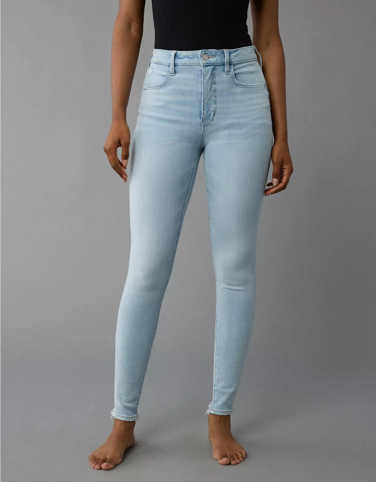AE Dream Super High-Waisted Jegging Light Repair 1 AE Dream Super High-Waisted Jegging Light Repair