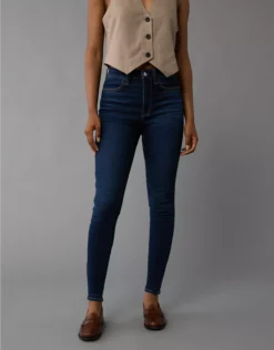 AE Next Level Super High-Waisted Jegging Dark Ink