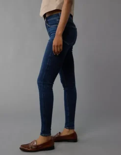 AE Next Level Super High-Waisted Jegging Dark Ink -American Eagle Fashion 3435 5244 970 os
