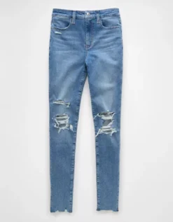 AE Next Level Super High-Waisted Ripped Jegging Medium Destroy 7 AE Next Level Super High-Waisted Ripped Jegging Medium Destroy -American Eagle Fashion 3435 5506 826 f