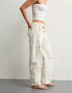 AE Pride Stretch Barrel Jean Tie Dye -American Eagle Fashion 3436 5509 899 os