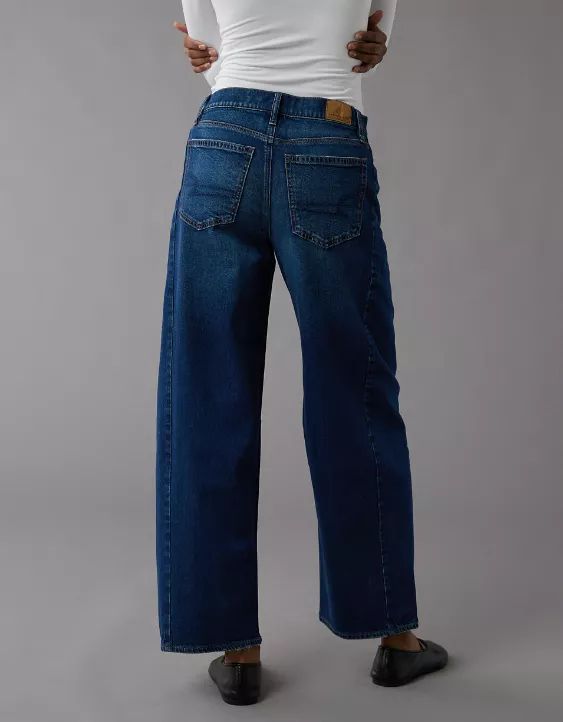 AE Dreamy Drape Strigid Barrel Jean Dark Rich Indigo 2 AE Dreamy Drape Strigid Barrel Jean Dark Rich Indigo - Image 2