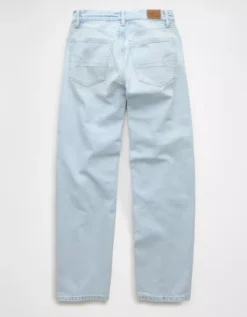 AE Strigid Low-Rise Baggy Barrel Jean Skylight -American Eagle Fashion 3436 5678 432 b