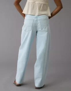 AE Strigid Low-Rise Baggy Barrel Jean Skylight -American Eagle Fashion 3436 5678 432 ob