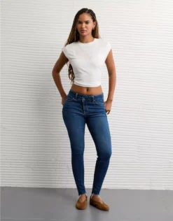 AE Next Level Curvy High-Waisted Jegging Simply Dark