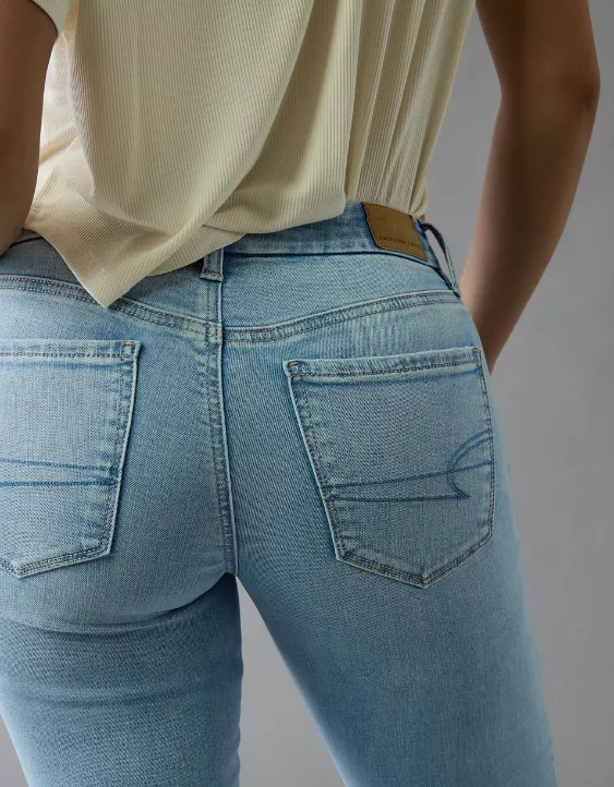 AE Next Level Curvy High-Waisted Jegging Ice Blue 6 AE Next Level Curvy High-Waisted Jegging Ice Blue - Image 6