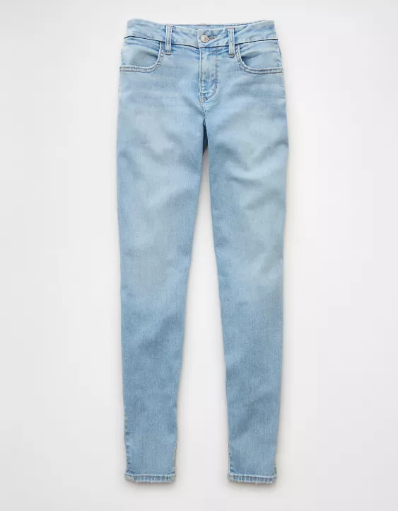 AE Next Level Curvy High-Waisted Jegging Ice Blue 3 AE Next Level Curvy High-Waisted Jegging Ice Blue - Image 3