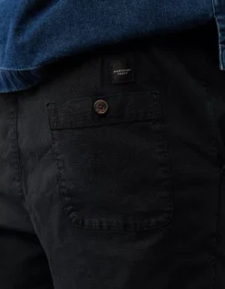 AE 5" Flex Linen-Blend Trekker Short Black -American Eagle Fashion 4132 7755 001 d2