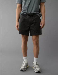 AE 5" Flex Lived-In Trekker Short Black