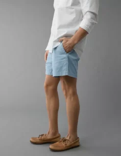AE 5" Flex Lived-In Trekker Short Light Blue -American Eagle Fashion 4132 7818 401 os