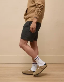 AE 7" Flex Lived-In Trekker Short Black -American Eagle Fashion 4132 7877 001 os