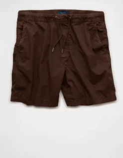 AE 7" Flex Lived-In Trekker Short Brown -American Eagle Fashion 4132 7877 200 f