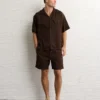 AE 7" Flex Lived-In Trekker Short Brown