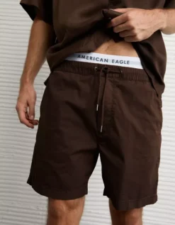 AE 7" Flex Lived-In Trekker Short Brown -American Eagle Fashion 4132 7877 200 os