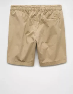 AE 7" Flex Lived-In Trekker Short Khaki -American Eagle Fashion 4132 7877 212 b