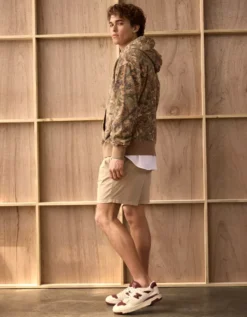 AE 7" Flex Lived-In Trekker Short Khaki -American Eagle Fashion 4132 7877 212 l2