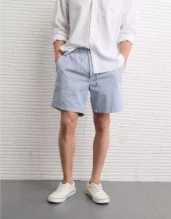 AE 7" Flex Lived-In Trekker Short Icy Blue