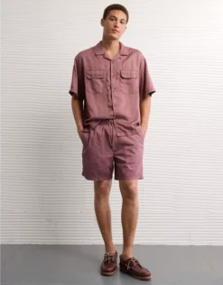 AE 7" Flex Lived-In Trekker Short Purple