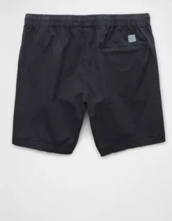 AE 7" Flex Lived-In Trekker Short Midnight -American Eagle Fashion 4132 7877 766 b