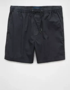 AE 7" Flex Lived-In Trekker Short Midnight -American Eagle Fashion 4132 7877 766 f