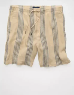 AE 7" Lived-In Trekker Short Light Khaki -American Eagle Fashion 4132 7954 281 f