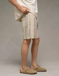 AE 7" Lived-In Trekker Short Light Khaki -American Eagle Fashion 4132 7954 281 os