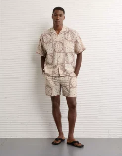 AE 7" Lived-In Trekker Short Cream