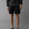 AE 7" Flex Khaki Short Bold Black