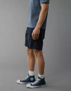 AE 7" Flex Khaki Short Navy -American Eagle Fashion 4133 7879 410 os